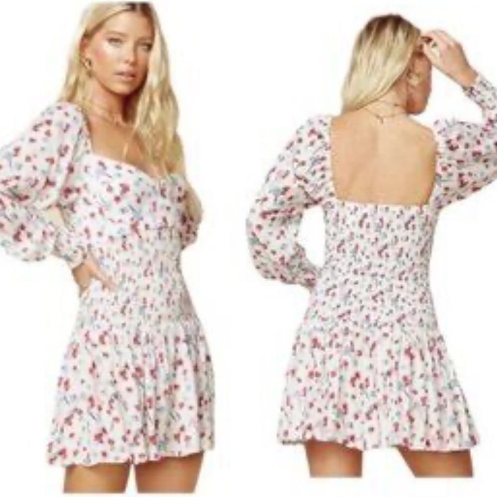 Blue Life Shirred Mini Dress XS
